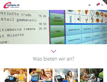 Tablet Screenshot of cashpos.ch